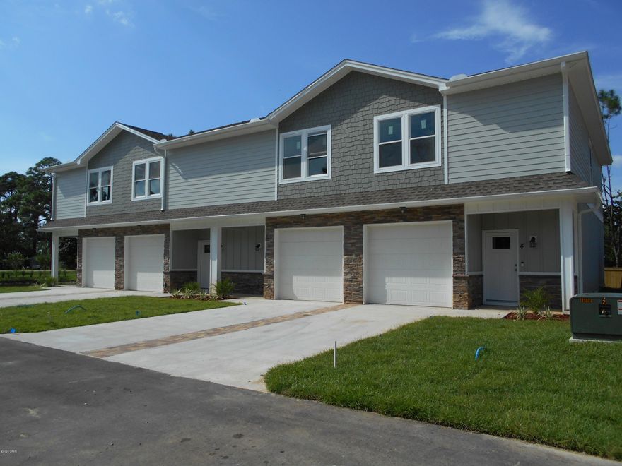 Phase I CONSTRUCTION COMPLETE!! Looking for BRAND NEW, LOW HOA FEES, & CLOSE TO THE BEACH in a small 16 unit complex??  Welcome to Seaside Heights!  This 1580sf, 3 bd/2.5 bath home has it all.  From Hardie Board & stone siding, to LVP flooring downstairs, 9' ceilings, quartz counter tops, and an LG stainless appliances (including fridge) package. Smart technology includes the electronic front door lock, Ring door bell, Nest thermostat, and even the garage door opener.  Home has a sprinkler system for fire safety, and HOA docs will allow short term rentals and owners pets.  HOA fees to cover structure, roof and flood insurance, lawn care and trash removal. Fees subject to change once complex is complete.  Don't miss this great opportunity.  Meas. approx.