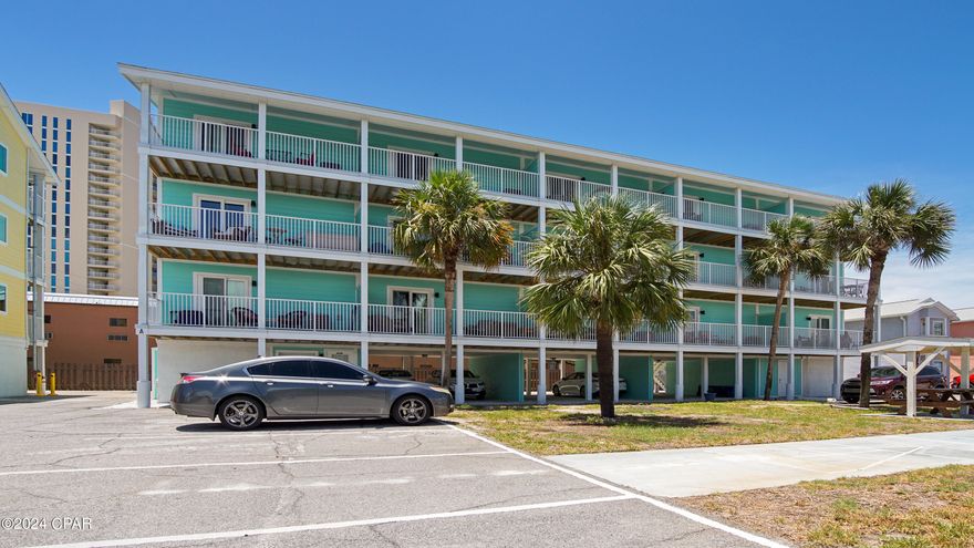 Location is everything and this beautiful, well maintained unit sits just steps away from the worlds most beautiful beaches on the quieter west end. This 3rd floor unit has everything you need for a relaxing get-away. Condo features 1 bed/1bath with eat in kitchen, washer/dryer and a balcony for enjoying those amazing gulf breezes.  Unit is currently in a vacation rental program. Currently has bookings, so showings will need to be worked around, as well as future bookings will convey with the new owners. Rental history available. Being sold as-is with right of inspections.