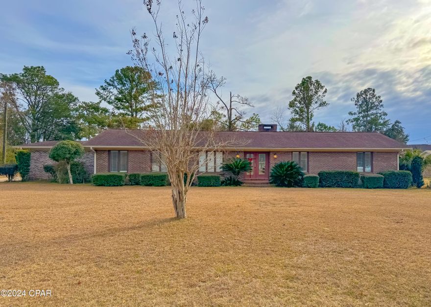 Location is Key!! Discover the epitome of comfort and convenience in this charming 3-bedroom, 2-bath brick ranch-style haven nestled on a sprawling 1-acre parcel in the coveted Meadow View subdivision. Location is not just a feature, it's a lifestyle! Step into a home that was thoughtfully custom-built, adorned with exquisite crown molding, and boasting all-wood cabinets, showcasing a timeless elegance that stands the test of style. WASHER AND DRYER INCUDED! Your culinary adventures will be elevated in the well-appointed kitchen with modern upgrades. The masterfully designed layout places Citizen's Lodge Park within walking distance, making it a breeze to enjoy nature's beauty. And with the High School, K-8 school, Caverns State Park, and the vibrant downtown just minutes away, every convenience is at your fingertips. Indulge in the luxury of a master bath retreat, recently updated with a soothing jetted tub, while both bathrooms feature new vanities. The spacious 20x20 bonus room beckons for entertaining, providing the perfect venue for hosting gatherings with friends and family. The allure continues outdoors with a freshly painted fireplace and French Doors, leading to a delightful patio deck where mornings are savored with coffee or evenings come alive with the aroma of a cookout. A carport adds an extra layer of convenience, ensuring your vehicles are sheltered. Experience the warmth of an wood fireplace, with the option to turn it into gas. Enjoy the tranquility of a quiet neighborhood, surrounded by neighbors who appreciate the serenity as much as you do. The current owners have poured love into this property, creating a home where cherished memories are made.
Seize the opportunity to make this haven your own - where every detail is a testament to quality living. Your dream home awaits amidst the perfect blend of style, comfort, and a location that defines the art of living well. Act now and step into a lifestyle that surpasses expectations! Buyer to verify all measurements.