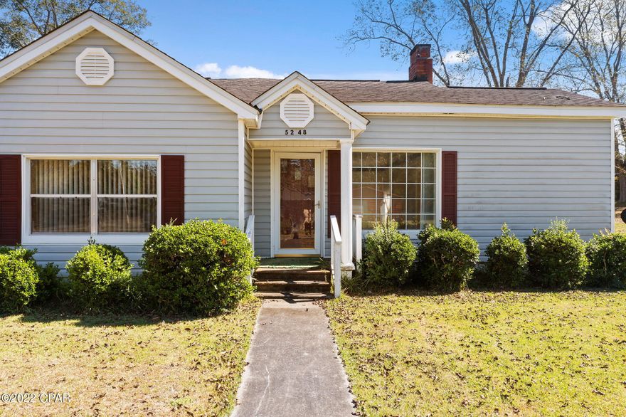 CURRENTLY UNDER CONTRACT SELLER WILL CONSIDER BACKUP OFFERS. This 3 Br 2 Bath 2580 sq.ft. Home has plenty of space inside and out, almost an acre (.915) of nicely landscaped fenced yard with large utility shed. The house has attractive grey vinyl siding covering the concrete block structure. Needs some cosmetic updating, and a little painting on the front porch. The floors are carpeted, possible hardwood floors under carpet. The home is in a nice location, yet with plenty of privacy.  With a little TLC this home has huge possibilities.