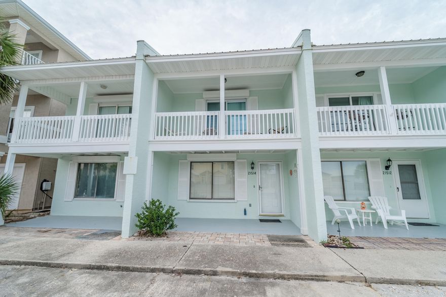 We love this home! This charming Riviera Beach Townhome is not only across the street from the beach but it has a gulf view from the balcony. There are NO HOA fees, it has a private patio and back yard. It is furnished nicely and is sold furnished. All you need is a swimsuit. The west end location is close to Pier Park, Carillon Beach and the 30A corridor. Come enjoy the beach Lifestyle and become a west end local! Riviera Beach has a wonderful community spirit which includes: chili cook offs, sunset gatherings, golf cart Parades & Holiday gatherings. This is a Very special Beach area! What an incredible opportunity to own a Townhome across the street from the Beach. Come see!