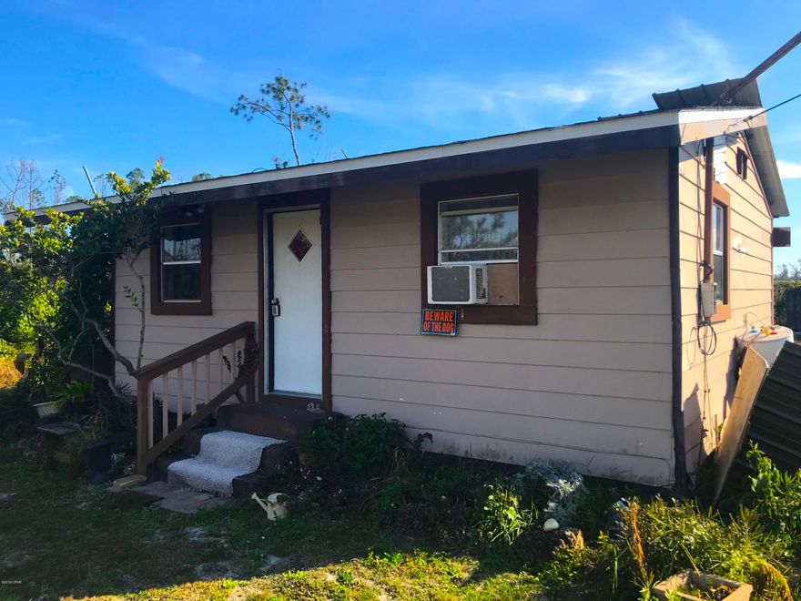 GREAT fix & flip or investment opportunity with this 1960s 1 Bedroom / 1 Bath bungalow + RV on an awesome property in Panama City! Located in the North Callaway Estates neighborhood, this property contains a home with the added BONUS of an RV for a new owner! The home will need some work after Hurricane Michael, but you can live in the RV while working on it! The home is located at the end of a cue-de-sac, so nice and quiet, as well as a large lot! Lots of opportunity with this one, so don't wait because IT WILL NOT LAST LONG at this price!     ----- CASH BUYERS ONLY -----