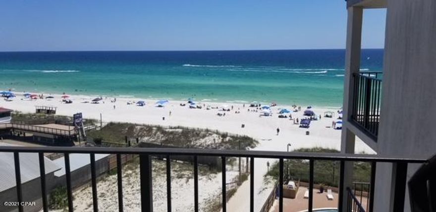 This 8th floor condo at the east end of the beach is centrally located to many attractions in Panama City Beach. This unit  has 2 bedrooms 2 baths with a very spacious living room and dining room layout.  The balcony has a view of the world's most beautiful beaches!