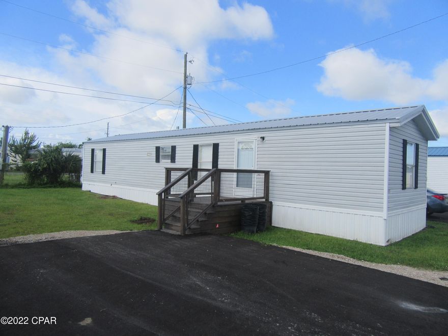 2-bedroom 1 bath mobile home in Lynn Haven. Newly remodeled, with appliances and washer and dryer. Ceiling fans throughout with central heat and air. All property sizes and ages are approximate, please measure and/or verify if important.

School assignments are subject to change, please check with Bay County for most accurate information.

Deposit is the same as the rent. Pets NOT Allowed!