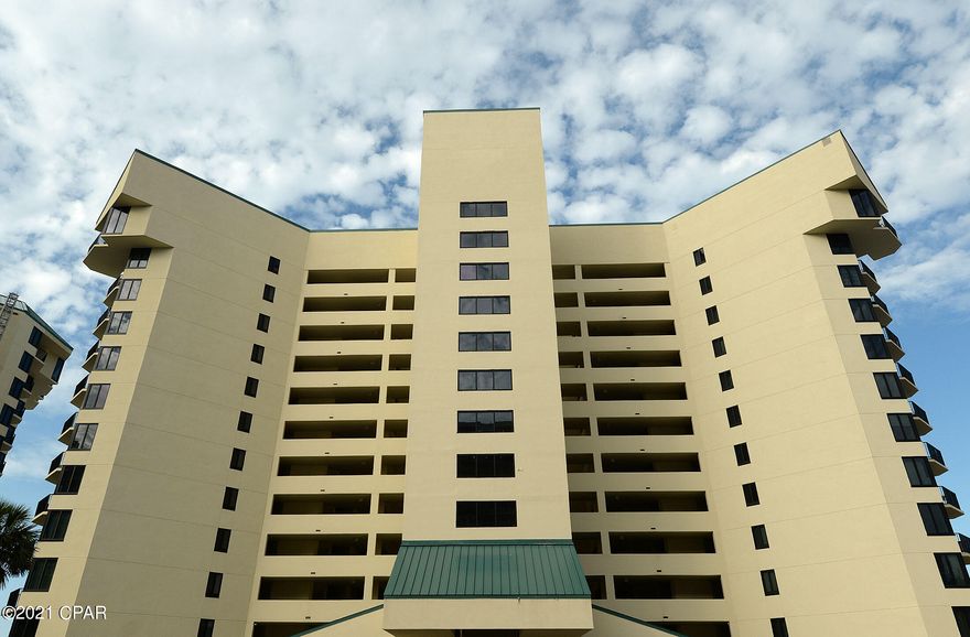 Gulf front master bedroom!! Coveted ''B'' floor plan. The interior has all-tile floors, granite countertops, water heater replaced in 2019, A/C in  2017. Offered furnished. Sunbird offers 3 pools (one heated), grills, tennis courts, laundry facility on main floor, and immediate beach access .Since Hurricane Michael, the Insurance company has settled and we now have new roofs, new windows, new sliders, new fencing, new elevators on West side. COA also added New generators, resurfacing pools, new decking around pools, new exterior paint on complex. Come see this beautiful condo today! All information is believed to be correct but should be verified by the Buyer. Windows and doors in this unit have been replaced and very minor touch up is scheduled to be finished very soon.