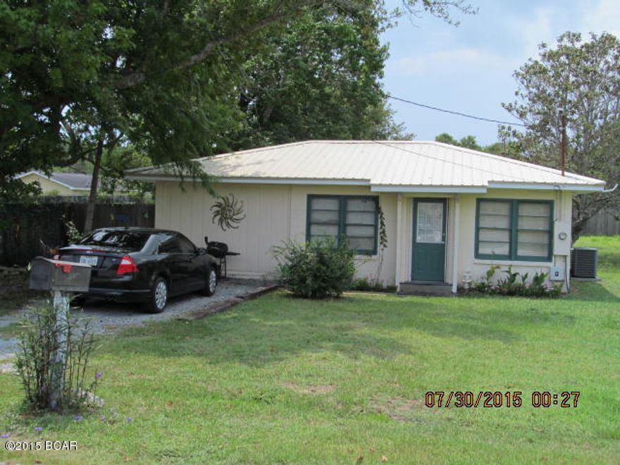 Cute Florida Block Cottage with original tongue and groove ceilings , close to Beach, Lake Powell, Shopping and all West End amenities. Enjoy beautiful Lake Powell fishing with boat launch and dock, boating or swimming. Stroll to the Gulf and enjoy our beautiful white sand and emerald waters. This location is awesome 30A is close by as well as Pier Park with shopping dining and entertainment. This cottage has newer floors and  kitchen. Roof, HVAC,  and water heater was replaced in 2011. Stove and Fridge was replaced in 2012. There is a bonus room that measures 9'X10' that could be used as a bunk room or office. The  perfect home for a first time buyer, retirement or beach get away!