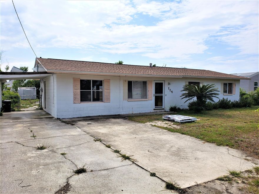 'CURRENTLY UNDER CONTRACT, SELLER ACCEPTING BACKUP OFFERS' Conveniently located near Tyndall Air Force Base, this home is perfect for an investor or homeowner with handyman skills.  The property already has a New Roof thanks to Hurricane Michael.  The interior is currently undergoing improvements including new kitchen countertops and sink, new vinyl planking (to coordinate with existing tile), and new windows which have been ordered.     And did I mention that it is an Open Floor Plan?