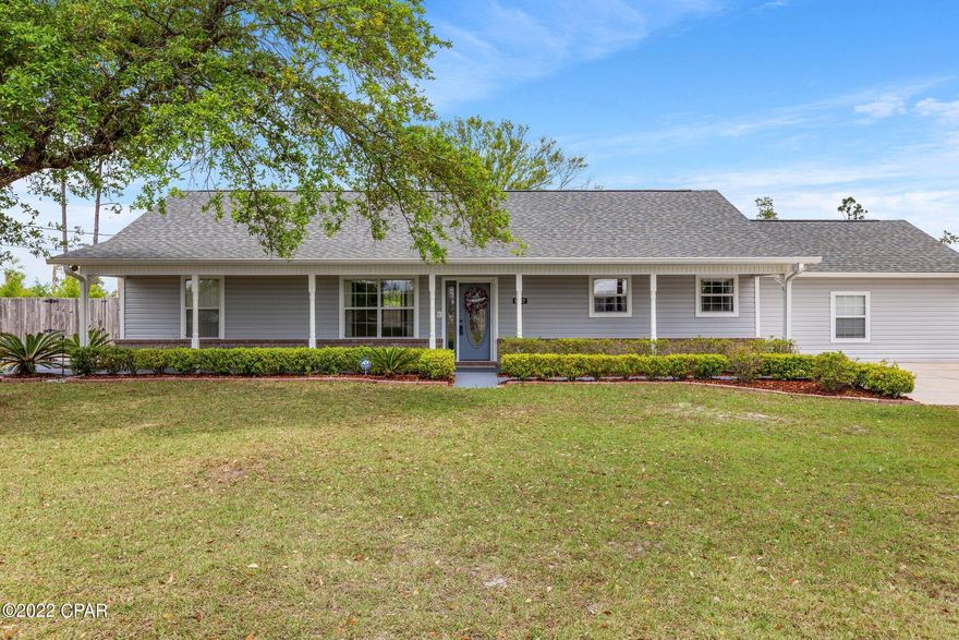 Country living, with the ability to get to town quick.  This 3/2 sits on over an acre, with a fenced yard for Brutus or Fifi to run around.  24x48 enclosed Pole barn with loft will house your RV, golf cart, tractor, or water toys.  Attached 18x24 game room to enjoy game nights at home with family & friends.  Enclosed garage can serve as a bonus room for an office, crafts, or as a family room.