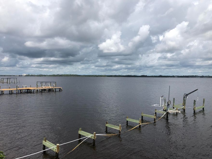 WATERFRONT -  Panama Country Club in Lynn Haven

Home has significant damage from hurricane Michael, but has been gutted and is ready to be rebuilt.  Located on a large lot this home has 20' ceilings with a wall of windows overlooking North Bay.  The dock includes 2 wave runner lifts and 2 boat lifts.  Seller will have sea wall repaired.  



*All sizes are approximate.  Please verify if important.