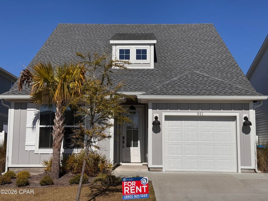 Pet-Friendly 4-Bed / 3-Bath Home in Breakfast Point - Close to Beaches & Attractions

Now available: 841 Breakfast Point Blvd, a 4-bedroom, 3-bath home located in the popular Breakfast Point community of Panama City Beach.

This home is move-in ready and offers a comfortable layout with space for everyday living, working from home, or hosting guests. It includes a washer and dryer and two smart thermostats (upstairs and downstairs) for convenient, energy-efficient temperature control.

Home Features:

Washer & dryer included

Two smart thermostats (upstairs and downstairs)

Garage and driveway parking

Flexible layout for families or home office use

Large backyard with space for outdoor activities and pets

Pet-friendly

Location Highlights:

Short drive to the beach

Minutes from Shipwreck Island Waterpark

Close to shopping, dining, and entertainment

Easy access to Highway 98

Sidewalk-friendly neighborhood

Enjoy living near Panama City Beach's top attractions while still having the space and privacy of a single-family home.

Schedule your showing today — this pet-friendly home with a large yard won't stay available long!