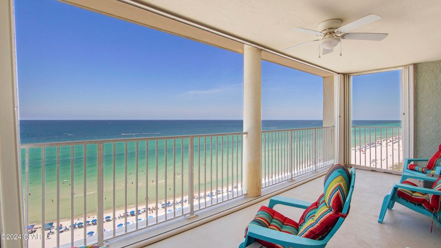 CURRENTLY UNDER CONTRACT, SELLER WILL CONSIDER BACKUP OFFERS

1st- LOOK AT THE PRICE!! WOW :) WHAT AN INCREDIBLE VALUE FOR A 3 BEDROOM 3 BATH GULF FRONT CONDO WITH TWO BALCONIES & Gross Rental projections up to $130,000 a year !! 2nd- LOOK AT THIS LAYOUT- Gulf Front Condos rarely come with THREE bedrooms that ALL look out to the turquoise water & white sandy beach. There are very few, & Long Beach Resort in Panama City Beach is one of them. Not only are they GULF FRONT but look at the size! All three can be considered a master bedroom as they each have a private full bathroom & plenty of closet space. There is plenty of room for any type of sleeping configuration including adding in bunk beds if you desire. You, your family or guests will all wake up to a direct waterview. Floor to ceiling windows make for a spectacular display of the captivating outside views. This condo is currently used as a full-time residence & has been well maintained over the years. This spaciously laid out floorplan makes it easy to live in this condo full time, make it a 2nd home &/or short-term rental investment property.  With a large galley kitchen overlooking the Gulf and an open floorplan with lots of room for multiple families at once.  This condo offers plenty of closet and storage space- check out the floorplan picture for more details and overall layout. Located on a floor level perfect for viewing both the sand & surf, you will spend most of your time on the 24-foot-long balcony. Walk out directly from each Gulf Front bedroom out to the balcony to catch the sunrise and sunset. One of the bedrooms has its own 9X10 private balcony. Long Beach is a gated complex with a guard gated entry. Super convenient parking in front of the building & straight up to your condo. Long Beach has multiple pools and hot tubs & this particular building is right next to the large lagoon style pool and hot tub & snack stop bar & grill.  Long Beach is located within walking distance to many restaurants, shopping including a super Walmart and an amazing donut shop :) Make this condo a top priority to see.