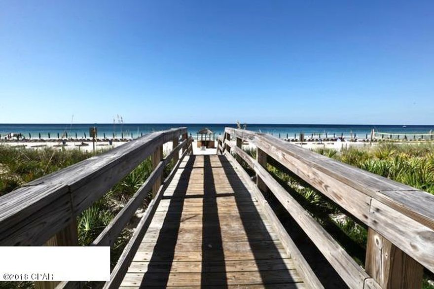 Fully furnished gulf front condo with spectacular water view. Decorated with luxury furnishings, stainless appliances, updated lighting, granite countertops, crown molding, and bunk beds; this a popular beach vacation unit and the owners have kept it in great condition! Additional photos and virtual tour coming soon for this condo so check back in a few days!



Emerald Beach Resort offers fun, luxury, and location! Start your day with a workout in one of the best on-site fitness centers on the beach, or with a morning coffee from the on-site Starbucks. Soak in the sun by one of the resort’s pools, or just admire the sparkling emerald water from your balcony. Located just 1.5 miles from Pier Park, Emerald Beach Resort offers fun in a luxurious resort atmosphere that all will enjoy during their visit to The World's Most Beautiful Beaches, from valet service to a Sky and Tiki Bar, to much more!