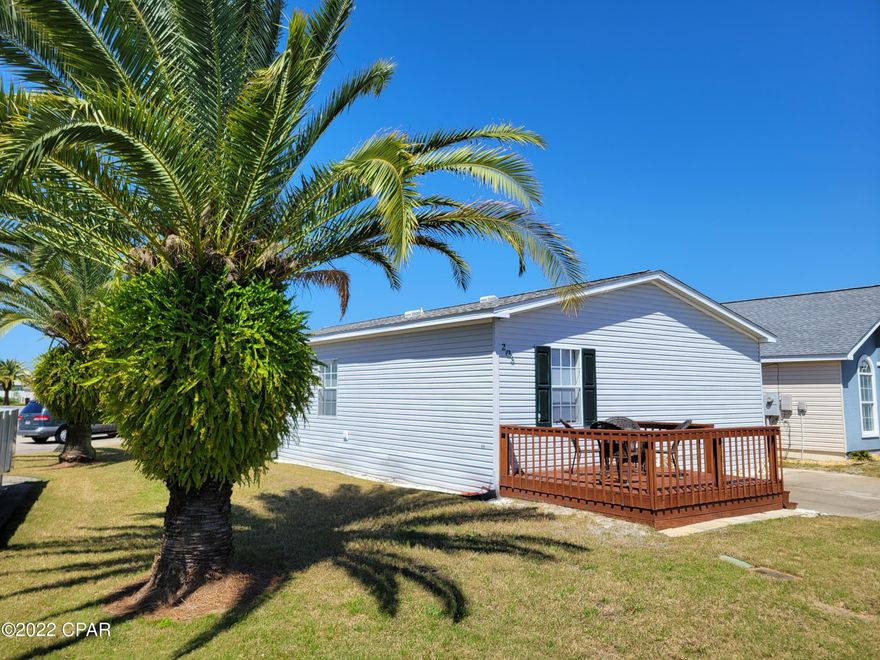 TEMPORARILY OFF MARKET/DO NOT CONTACT SELLER!! Grab this cute beach oasis and make it your own! 3bd/2bth home nestled in a gated resort community walking distance to the white sandy beaches, water park, shopping, dining and more!

 Spacious open floor plan with vaulted ceilings, separate dining area, open eat-in kitchen, and deck for outside dining. Master bedroom has a walk-in closet and french doors leading to an oversized bathroom with dual vanity and separate tub and walk-in shower.

  Located near the two pools, HOA also includes land scaping, yearly power washing, gate, playground, trash and cable television. Ramp access.

  Roof 4yrs old, H2O and HVAC are 2-3 yrs old. Short-Term Rentals Allowed!

 *Buyer/Selling Agent to verify ALL measurements*