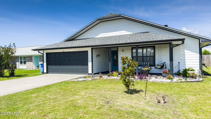 ''CURRENTLY UNDER CONTRACT, SELLER WILL CONSIDER BACKUP OFFERS'. Please  view this cozy 3/2 traditional style conveniently located in the Calloway community only minutes from TAFB and downtown Panama City. The attractive curb appeal reveals the high quality of maintenance, care and love that appears at first glance. Beginning with the very attractive choices made in landscaping coupled with all new paint, both exterior and interior, guarantees maintenance ease for several years.  Roof and HVAC both installed post Michael. Complete gutter system to ensure foundation and siding protection from runoff. Home comes with two car attached garage with front entrance. Rear yard is totally enclosed with a privacy fence to accommodate pets and/or children. Upon entry, notice the wood finish ceramic tile flooring that enhances the majority of the home, including bedrooms. (NO CARPET). The entry foyer gives access to both the living room and Master suite located  on front of the house. Focal point of the living room is a brick/gas fireplace (currently disconnected due to Oxygen in use). The kitchen/dining combo with French door in the dining area leads to a 397 SF sunroom with tiled floor and new mini-split unit for year round comfort. Laundry room is located off the kitchen. Additional outside patio sitting area adjacent to sunroom.  Second and third bedrooms located on the rear of the home share the second full bath equipped with tub/shower combo. A second French door leads from the guest bedroom to the sunroom. Wonderful house, good neighborhood and GREAT PRICE. Call for your personal viewing.