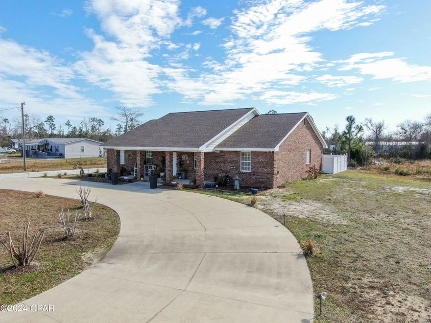 BACK ON THE MARKET through no fault of the SELLER!  Come by and see this beautiful home TODAY! The home has been completely remodeled from brand new interior to the Septic system. House has been fully spray foamed for lower energy costs. Open floor plan. Granite counter tops throughout the home. Spacious master bedroom with an absolutely stunning master bathroom and enormous walk-in shower. Master Bedroom also features oversized walk-in closet. Home also features oversized garage with a 20ft. door! Very low cost of living zero water bills, zero sew1.7 acres.
The sale does not include the adjoining lot but it can also be purchased if you would like the lot for future growth. POSSIBLE OWNER FINANCING ON THE HOUSE PURCHASE.