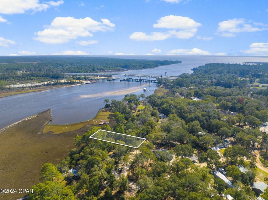 ATTENTION INVESTORS! Motived seller, this is a great opportunity for a builder or for you to construct your DREAM WATERFRONT HOME!, Come see this beautiful piece of land directly overlooking the Intercoastal Waterway in Panama City Beach. Nearby, you'll find Pier park with plenty of shopping and high quality restaurants. Not to mention you'll be just minutes away from the beach, Northwest Florida Beaches international airport and across from the Latitud Margaritaville. 
This land is gaining unforeseen value since multiple multi-family living spaces are being constructed nearby, including two buildings with 40 units each. This development will facilite the  an easier connection to the city sewer system. Additionally, it's just a short drive from Rosemary Beach, adding even more value to the location. There are plans for a Marina and waterfront restaurants directly in front of this lot, making this lot a prime investment opportunity in a rapidly growing area. All the information is approximate and should be verified by buyers if important.
Don't miss this opportunity!