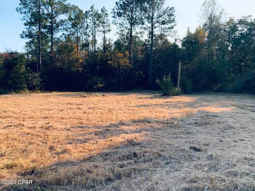 ONLY 15 MILES FROM THE BEAUTIFUL EMERALD COAST BEACHES OF 30A, DESTIN AND MIRAMAR BEACH. Incredible Opportunity on a gorgeous building lot in Historical but up and coming Freeport Florida. This 2.26 acre tract of land already has a power pole, water and sewer in place. Bring your house plans or mobile home and call this place home.  Land is in the process of being manicured, walk property with caution, contact agent before showing.