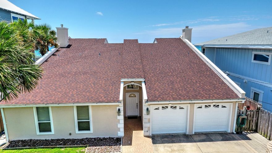 'CURRENTLY UNDER CONTRACT, SELLER ACCEPTING BACKUP OFFERS' 60 ft on the Gulf &  fully furnished!  Exquisite gulf front living! Eight brand new windows installed, updated 1st floor ceiling fans, new blinds throughout.  This updated 4 bed/4 bath home also includes an extra bonus room with its own kitchenette on the second floor! Outside living doesn't get any better with a custom automated pool & spa and composite reinforced decking overlooking the Gulf!  Two car garage with extra parking and upgraded 400 amp electric service with 50 amp dedicated RV hookup.  Automatic gate opener for entry privacy and fenced yard.  New luxury vinyl plank flooring in 2017 on first level.  Outside shower with hot/cold water when you come off the beach!  This is a must see for either a private residence or If you are looking for an investment, this home was just added to the rental market and is a HOT rental!  Almost completely booked for the summer!  Check it out at https://www.itrip.net/panama-city-beach-vacation-rental/Parrotdise-on-the-Gulf-44.   Estimated rental income $145,000 annually.  Will schedule showings around rental schedule.  Or, if you are looking for a personal home, the home has been used for this purpose up until just this May 2019.