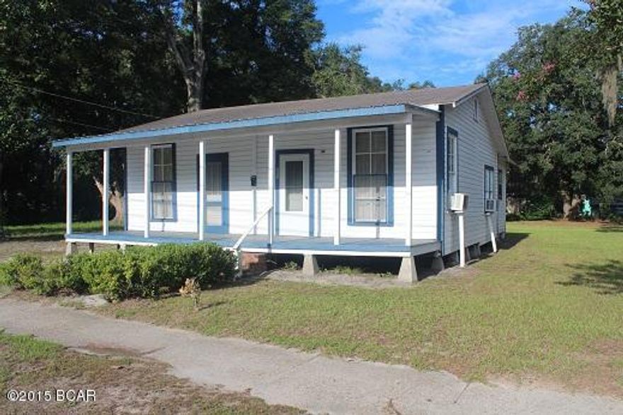 Old 1936 Florida cottage home located on a large lot.  The home has high ceilings, eat-in kitchen and a large laundry room.  The home sits on a large lot with rear yard access.  The roof and laundry room were added approximately 14-15 years ago.  New floors were stabilized approximately 14-15 years ago.  Electrical was updated 7 years ago and the plumbing was updated 2 years ago.  The owner of this home sat on the front porch for many years enjoying the days and waving at the passing neighbors.