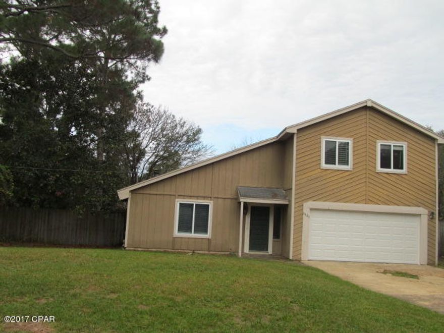 3 bedroom, 2.5 bath, 2 story home with all bedrooms and 2 full bath located upstairs. Home features in ground pool with pool service provided, fireplace, large fenced backyard and garage. Home is on septic system.