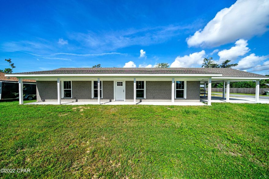 CURRENTLY UNDER CONTRACT- SELLER WILL CONSIDER BACKUP OFFERS. Come see all this completely remodeled, beautiful home has to offer! 3 bed/2 bath with too many upgrades to name! Granite countertops, stainless steel kitchen appliance package, TONS of storage space, all-new LVP flooring, tiled showers, upgraded plumbing & electrical and so much more! Situated on a 0.344 acre corner lot in the sought-after community of Lynn Haven, this home is convenient to shopping, a boat launch and Tyndall AFB. There are also many gorgeous parks in close proximity including a dog park and splash pad! Don't forget the World's Most Beautiful Beaches are nearby! Contact your favorite Realtor today to see this immaculate home before it is gone!