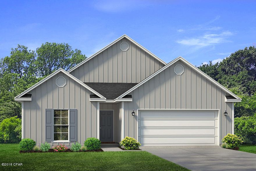 Under Construction. This home is a Delray floor plan. As you enter this home you will find elegant vinyl plank flooring in the foyer and all common areas of this home including wet areas. Just off the foyer is a hallway on the left with a linen closet, a hall bath and two bedrooms with plush carpet. You will find a laundry room and 4th bedroom in the hallway to the right of the foyer. The great room open is open to the nice sized kitchen with center island and granite countertops. The kitchen has a smooth top range, a microwave and dishwasher as well as a corner pantry and dining area. Just off the great room you will find the master bedroom with his and hers walk-in closets. The master bath features double vanities with granite countertops and large tiled shower. Pictures, photographs, floor plans, elevations, features, colors and sizes are approximate for illustration purposes only and will vary from the homes as built. Home and community information including pricing, included features, terms, availability and amenities are subject to change and prior sale at any time without notice or obligation. For Move-In/Completion Estimates: Ready dates are estimates only. Timing of completion of construction and buyer move-in are subject to contingencies contained in home purchase agreement and governing jurisdictions issuance of a certificate of occupancy, and may change due to forces majeures and other delays or disruptions outside the reasonable control of D.R. Horton, Inc.