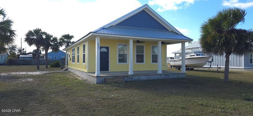 NEW CONSTRUCTION, NEVER LIVED IN 2 bedroom, 2 bathroom home located just a short walk from the sugar white sands of Mexico Beach. Designed for easy coastal living, this home features an open layout filled with natural light, modern finishes, and a fresh, welcoming feel from the moment you step inside. There is plenty of room to park your boat! Everything is move in ready so you can start enjoying beach life right away. Whether you're looking for a full-time residence, a vacation getaway, or an investment property, this charming coastal home offers INCREDIBLE value in an UNBEATABLE location. Don't miss this RARE opportunity to own a BRAND NEW home by the coast!