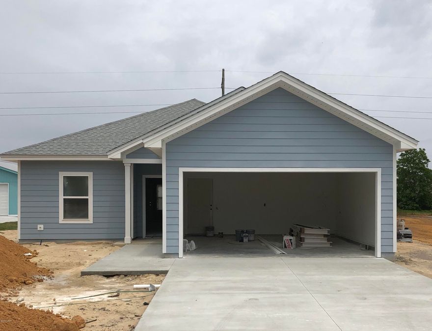 CURRENTLY UNDER CONTRACT, SELLER ACCEPTING BACKUP OFFERS. NEW CONSTRUCTION & CHECK OUT THE PRICE! Hard to find a new home at this price!  Exterior features include landscaping package, sprinkler system, 2 car garage, great curb appeal, large lot, and no HOA fees! Inside you'll enjoy a comfortable floor plan which feels much larger than its actual square footage, 9 ft. celings, pretty kitchen cabinets, light granite tops, stainless appliances, shiplap accent, elegant lighting selections, lots of natural light, low E windows, spacious walk-in master closet and you'll love the finishes in the master bath! Make sure you check out the backyard, too! Builder offers a 10 year warranty as well!  If you want new, affordability and a convenient location, you just found it!
