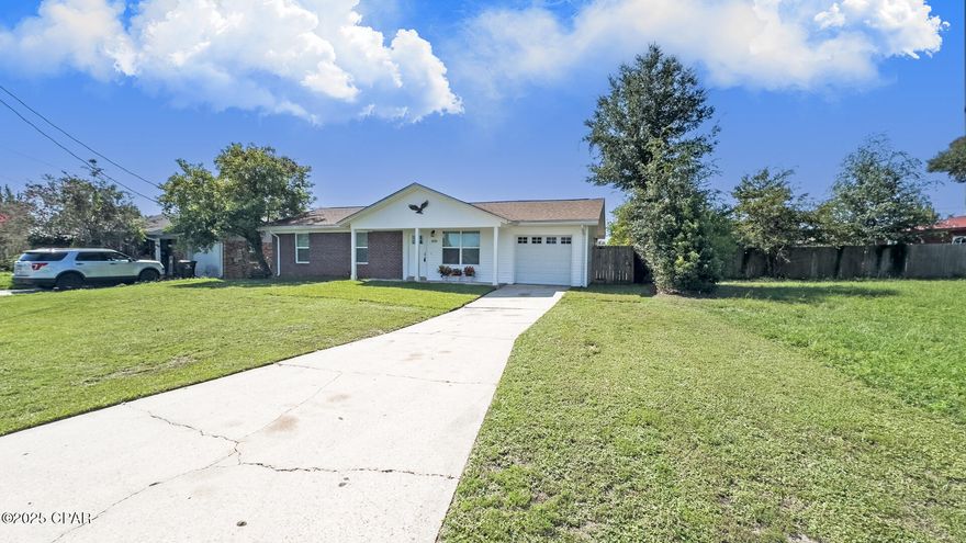 'CURRENTLY UNDER CONTRACT, SELLER WILL CONSIDER BACKUP OFFERS' This updated 3-bedroom, 2-bath single-family brick home was fully remodeled in 2021 and is located on a quiet cul-de-sac in Flood Zone X (no flood insurance required). The renovation included a new roof, luxury vinyl plank flooring, stainless steel appliances, tankless water heater, and new A/C. Along with new windows and doors.

The home features an open floor plan and a large, privacy-fenced backyard—great for kids, pets, or outdoor gatherings.

Convenient location close to Tyndall Air Force Base, schools, shopping, and restaurants.

This home would be perfect for first-time home buyers or families looking for a move-in ready home in a great area. 

Contact your favorite realtor to see this amazing home!