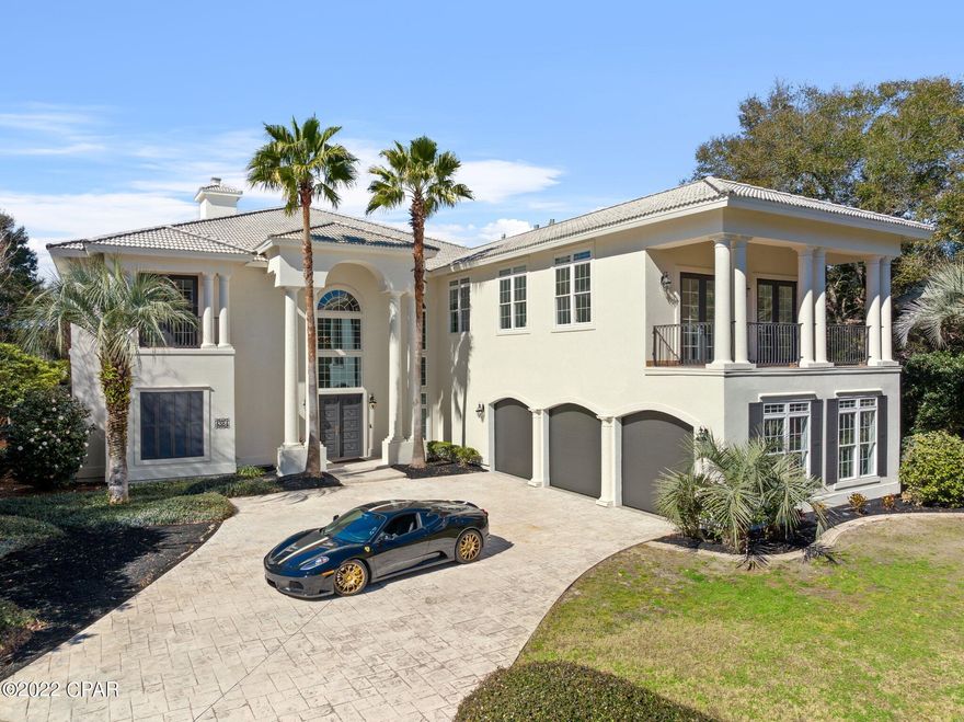 POOL CONSTRUCTION STARTING SOON!  

A showpiece of design, this classic florida-style estate of peerless craftsmanship and mesmerizing bay views exemplifies effortless coastal living. Set within the picturesque community of Kelly Plantation, this one-of-a-kind ~7,086 SF home is perfectly positioned to capture the endless amusements of the intercoastal waterway and sunset vistas from nearly every vantage point. Inside the home you will find the sprawling interiors fit with a myriad of luxury amenities, extraordinary finishes, and bespoke details throughout. Hardwood Floors, a wood-burning fireplace, the grandly proportioned living spaces display a masterful expression of architecture while imbuing warm natural light throughout the home. The designer kitchen caters to chefs and entertainers alike. Four bedrooms (each of which are en suite), study area, dedicated home theater room, and additional flex space currently used as a fitness room. Further highlights include an elevator, 3-car garage, 100-feet of deep water frontage with dock and boat lift. Embrace year-round entertaining and easy outdoor dining while enjoying the in-door bar before a barbecue.  All information is deemed correct, buyers should verify if they are important.