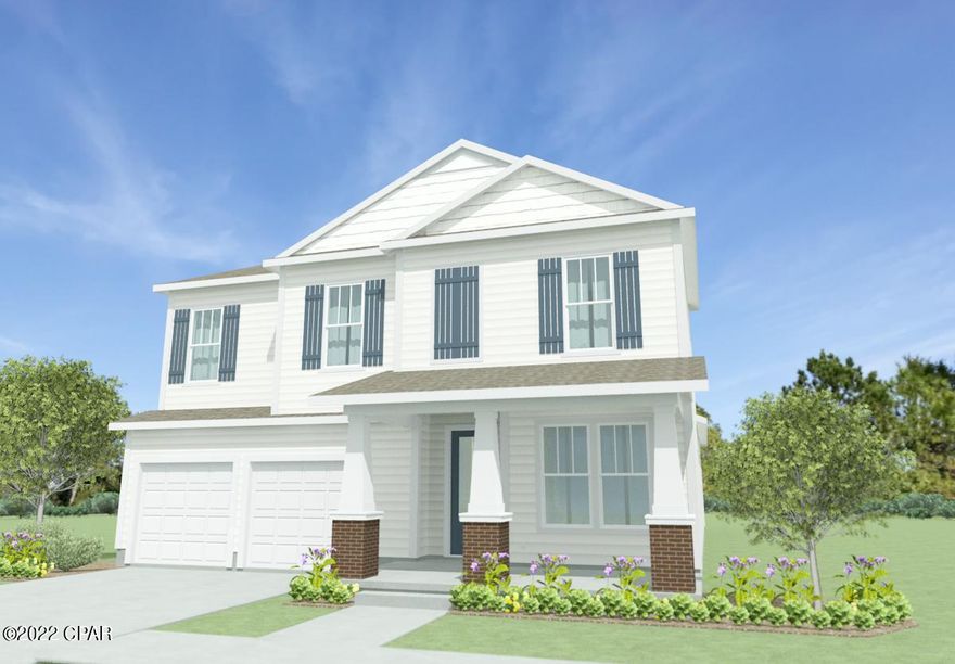 Quick Move-in on this Casey plan by Samuel Taylor Homes with 4BR plus loft! A main level owner's suite has a tray ceiling, large walk-in closet and Tile to ceiling shower and dual quartz vanities. The eat-in island kitchen has stainless appliances with a gas range, quartz countertops and tile backsplash. Enjoy outdoor living on the front porch or on the covered rear lanai, already plumbed for a gas grill. SweetBay is a walkable community with unrivaled amenities: dock with North Bay access for kayaking, paddle boarding, and fishing, parks, junior olympic pool, basketball and sports court, miles of trails, and planned future amenities including a town center and marina! New home buyers even get priority access to top-rated University Academy!