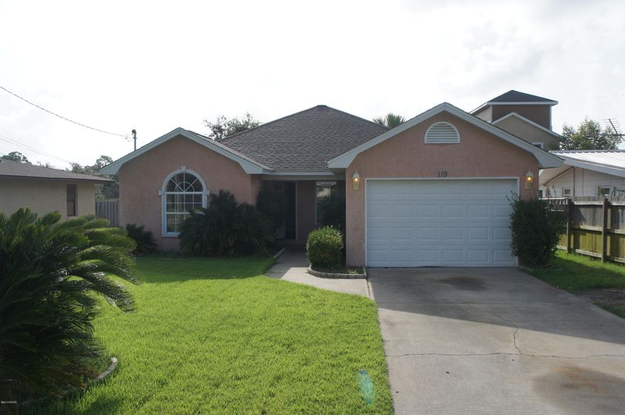 Vacant, easy to show, motivated seller.

Absolutely stunning 3 bedroom, 2 bathroom home located in the well-established Open Sands beach neighborhood.  Located just a few blocks (golf cart ride or short walk) to Pier Park, Front Beach Rd, & the Gulf of Mexico.  This home has an immaculately maintained yard with ultra -green zoysia sod.  This home has premium finishes that you cannot find in many homes; new hot water heater, new HVAC, brand new premium appliances, hard wood floors, fresh paint, & an enclosed garage.

This home aims to please with an open floor plan that flows seamlessly into a dining area for entertaining.

The master bedroom is 14 ft. x 12 ft. with a walk-in closet the size of a bunk room.  Open, airy, & spacious, this home refreshes the senses for the most discerning buye