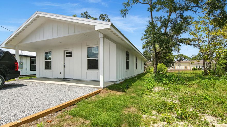 New Construction 3 bedroom 2 bath home centrally located. Open floorplan. Spacious kitchen with breakfast bar and stainless steel appliances. Covered front porch and new 8x12 storage shed.