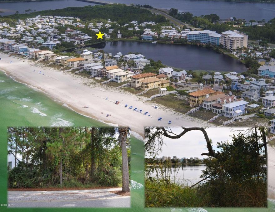 This 46' lake front lot is located in the exclusive Carillon Beach community.  This is an ideal location for your dream home or vacation rental property and the sellers are including their house plans in the sale.  You're around the corner from Downtown Carillon where you can grab a bite to eat, do a little shopping and even catch a fitness class.  The Carillon Community is a gated community ripe with beautiful architecture, gorgeous native vegetation, 3 pools (one directly on the Gulf of Mexico), tennis courts, a playground, a professional lighted basketball court, walking trails, and 8 dune walkovers to the beach.  Live the dream in Carillon Beach!  All info is approx. and must be verified by Buyers if important.  There is no build-out time associated with this lot.