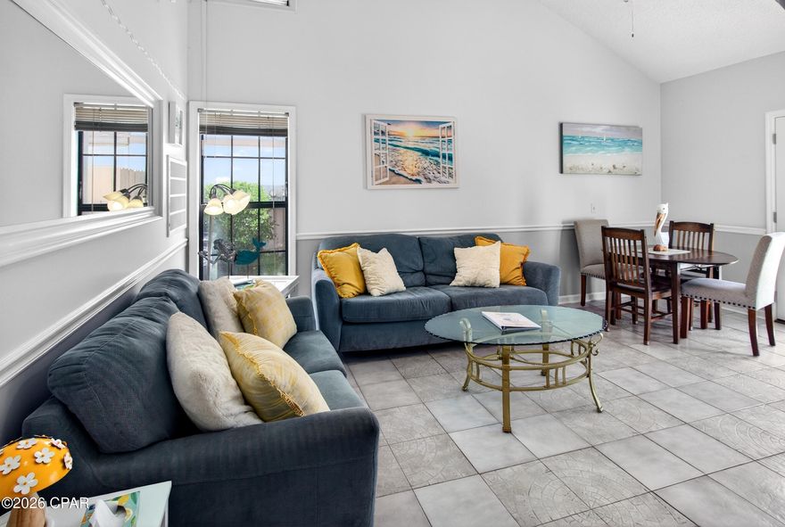 BEACH CONDO - PRICED TO SELL!!  FULLY FURNISHED 2BR/2BA. 

Just a few steps away from all the many amenities and short stroll to the dedicated beach access!! Located on the west end of Panama City Beach, this beautiful beach condo is an end unit nestled in a quiet mini in the sought after Horizon South Condominiums.   It would make a great short-term rental OR Primary Residence!  The many amenities include; 4 pools, hot tub, tennis & pickleball courts, basketball court, horse shoes, 18 hole mini golf, shuffle board, & more!  *measurements are approx. & should be verified*