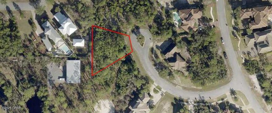 Vacant lot in one of the most exclusive gated community of Panama City Beach. This lot is located on a quite cul-de-sac and in close proximity to many neighborhood amenities including a dock, tennis courts, basketball court and playground. Finisterre is a small gated community on the east end of Panama City Beach. It is located close to Lighthouse Marina, several restaurants and a short boat ride to Shell Island.