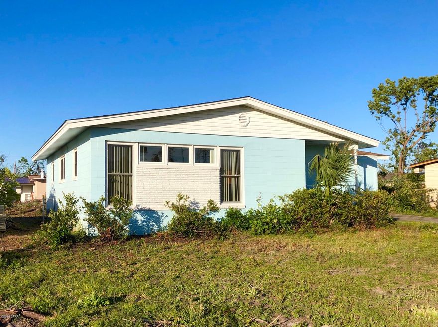 Investor's Dream!  3 bedroom, 2 bath block ranch with High Impact windows, new hot water heater, new furnace/air handler, new compressor, and NEW ROOF.  Hurricane damage already repaired with exception of one buckling floor in one bedroom.  Needs updates/TLC.  Priced to sell quickly. CASH ONLY, Buyer pays for closing, must use attached contract.