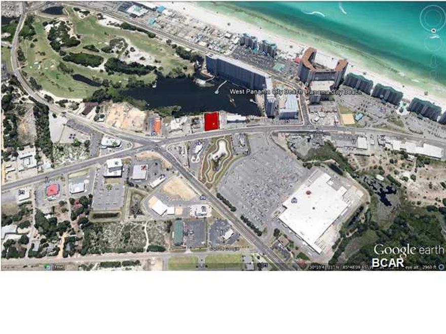 ''Located directly across from the Super Walmart and just yards away from Ripley's Believe It or Not and WonderWorks on Front Beach Road and backs up to the lake at LakeTown Wharf so it will have front row seats for the Laser and Light Fountain shows during the spring and summer tourist season... Buyer can build a deck out onto the lake for additional seating or an outdoor bar. Excellent opportunity for commercial development. This parcel is perfectly situated in a HIGH TRAFFIC corridor and has no buildings on the property so this is perfect for a franchise or you can build your own business. All info is approx. and must be verified by Buyers if important and please check with Bay County Planning & Zoning for more detailed building information. All information deemed reliable, please verify for accuracy.''