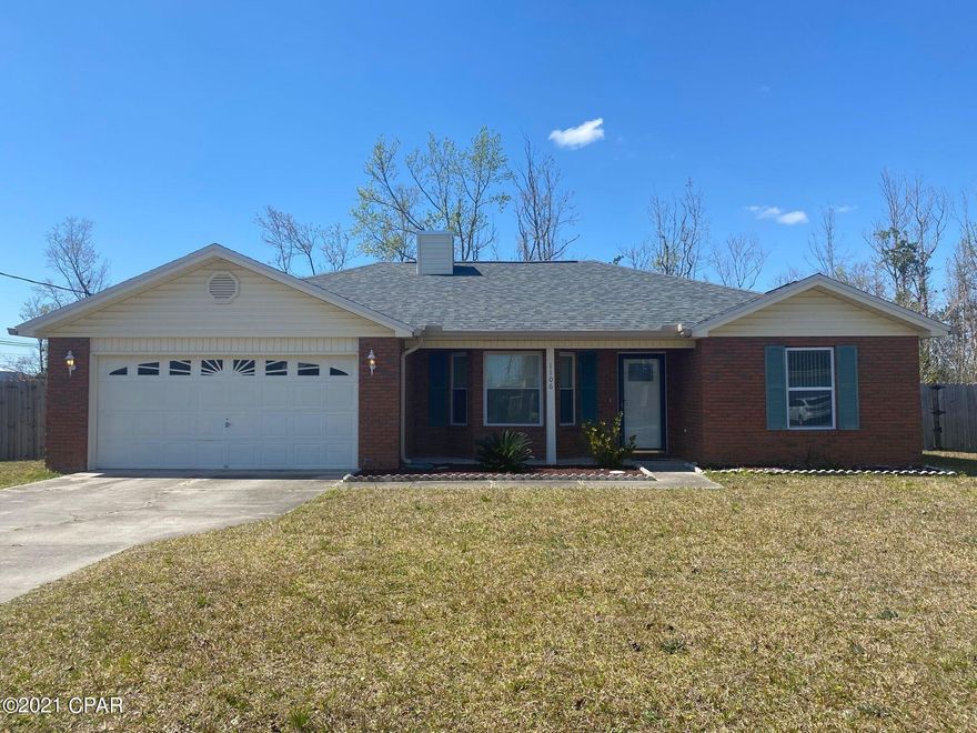 New Kitchen with upgraded cabinets, tile backsplash, granite countertops, new wood laminate floors throughout. Beautiful fireplace, large bay windows in the living room. Bedrooms have walk-in-closets, french doors opens to a large screened patio overlooking the privacy fenced back yard.