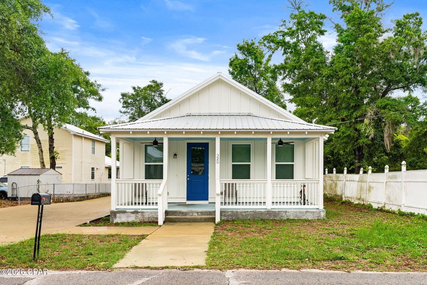 COMING SOON LISTING, NO SHOWINGS. 

Looking for an investment property already generating revenue?
Currently renting to a month to month tenant for $1,900 monthly. 

This beautifully designed 3-bedroom, 2-bath residence perfectly blends comfort, style, and functionality. With no HOA fees, you have the freedom to personalize your home without restrictions. Step inside to an open floor plan where the living room and kitchen flow seamlessly, creating a bright and inviting space ideal for entertaining or relaxing with family. The kitchen features modern appliances, ample cabinet space, and a convenient breakfast bar--perfect for everyday meals or hosting gatherings. The spacious bedrooms offer plenty of room for rest and privacy, with the master suite serving as a private retreat complete with an en-suite bathroom. High-quality features include 2x6 exterior framing, metal roofing, luxury vinyl flooring, high-impact windows, cell foam insulation, and a paved driveway, ensuring both comfort and durability. Outside, enjoy a landscaped yard that's perfect for outdoor activities, gardening, or simply soaking up the Florida sunshine. Prime Location: Just 9 miles from beautiful white sandy beaches 8 miles to Gulf Coast State College and FSU campus Only 7 miles from Tyndall Air Force Base, ideal for military personnel Convenient access to shopping, dining, and entertainment This home combines convenience, quality construction, and an unbeatable location--making it an excellent choice for families, professionals, or anyone seeking a Florida lifestyle. Don't miss this opportunity to make it yours!
All measurements and items of importance are to be confirmed by buyer or buyer agent.