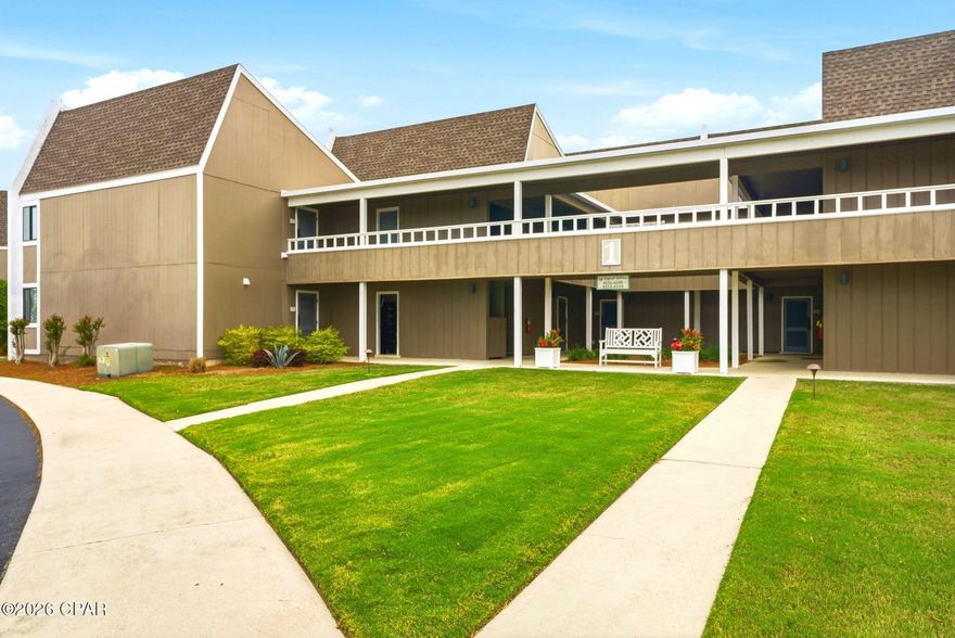 Welcome to your charming villa, nestled near one of the most coveted corners of the Bay Point Neighborhood in Panama City Beach, FL. Step into your cozy oasis where large windows and an open floor plan invite the beauty of water and golf views indoors.

Convenience meets serenity as this location offers easy access to nearby amenities and services, with grocery stores, restaurants, and shopping just a short commute away. Immerse yourself in the picturesque neighborhood, including the newly constructed marina just moments from your doorstep.
Seize the opportunity to make this your home. Owner does not allow pets.