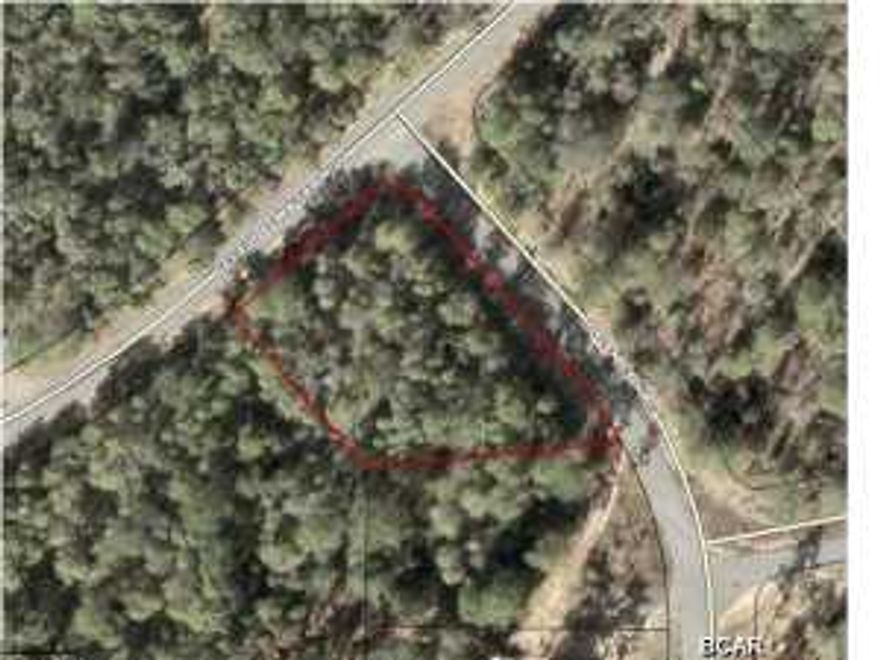 This beautiful corner lot on Dunford Circle and Paradise Lakes Rd and across the street from Lake Dunford. The crystal clear water of Lake Dunford is ideal for swimming, kayaking, fishing for bass, crappie & chain pickeral. This 200 acre lake has a primordial island. Paved boat launch. Lake Lucas offers skiing slalom course. 30 minutes from new airport & Panama City.