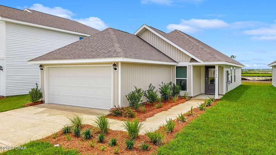 Welcome to Liberty. This home is ready for quick move in. This Celeste floor plan is located on lot 165 at 6546 Canley Court. Featuring 3-bedrooms 2 bath, 1403 square feet, this home has an open concept floor plan. Interior features of this home include EVP flooring in living and wet area, granite countertops, stainless kitchen appliances which include a stove, microwave and dishwasher. This home is a must see. Like all homes in Liberty, the Celeste includes a Home is Connected smart home technology package which allows you to control your home with your smart device while near or away. Liberty neighborhood is conveniently located in beautiful Panama City off Star Avenue near 231. Located just 25 minutes from Tyndall Airforce Base, 20 minutes to hospitals, and less than 15 minutes to shopping, restaurants, and grocery stores you will be amazed at the convenience once you enter the winding entrance to this beautiful sanctuary. Liberty, D.R. Horton's premier new lifestyle community, offers a 7,500 square foot community center with full gym, wellness rooms and much more. Additionally, behind the community center is a water wonderland with resort style pool, splash pads, and an outdoor grilling kitchen with seating.