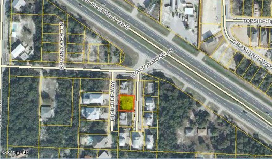 REMARKABLY LOW PRICED lot situated on the south side of Highway 98 in Inlet Beach.  GUARANTEED LOWEST PRICED LOT IN INLET BEACH AND WALKING DISTANCE TO ROSEMARY BEACH.  This lot is located directly across US Highway 98 (Panama City Beach Parkway) from the brand new 30 Avenues (which includes Cuvee Restaurant and shopping galore).

This lot is located in an up-and-coming neighborhood with cobblestone streets where the average sales price per square foot for residential lots has increased 31% each year since 2010.

Custom homes are selling for $750,000+ in Eagles Landing and this lot is perfectly positioned for the Inlet Beach real estate boom which is in full swing!