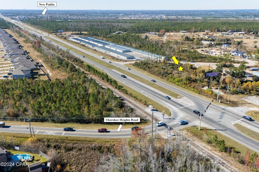 PRIME COMMERCIAL OPPORTUNITY-4.18 ACRES ON HIGHWAY 231. Don't miss this rare opportunity to own a highly visible 4.18-acre corner parcel on bustling Highway 231, just north of Highway 390, a key gateway corridor into Lynn Haven, Panama City and Panama City Beach, Florida. Situated just south of the Cherokee Heights Road intersection and minutes from the new Publix shopping center, this property offers unmatched exposure in one of the region's fastest growing areas. With high traffic counts, convenient access, and proximity to established and new residential communities, this site is ideal for a variety of commercial developments- restaurant, medical or professional office space, retail center, or storage units- you name it! Its strategic location captures consistent flow from both locals and tourists traveling to the 'World's Most Beautiful Beaches' via Highway 231, making it a smart investment for businesses seeking high visibility and growth potential. Two parcel numbers are included 05857-013-000 and 05857-137-000. BRING AN OFFER!