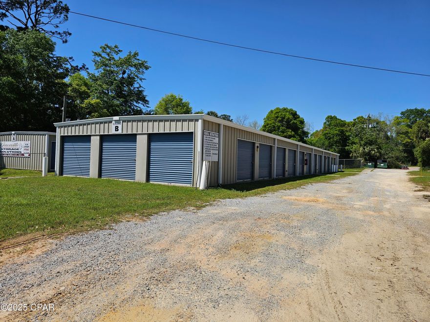 TWO income producing storage buildings located in downtown Graceville.  There is a total of 57 units.  33 are 10X10 and 24 are 10X20.  One building is 3840 sq ft and the second building is 4080 sq ft. They were built in 2007 and are in very good condition.  The buildings are priced to sell fast.  Call your favorite realtor today for more information.