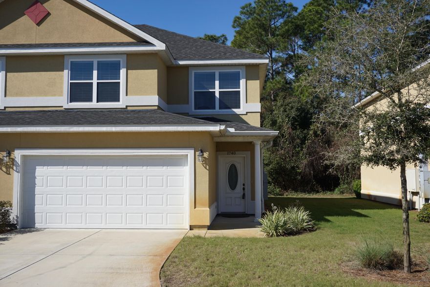 Beautiful gated community located just off of Back Beach Road and just a hop skip and jump to the beach. Located just 10 minutes from Pier Park or just 5 minutes from Panama City. 3 bdrm/ 2.5 bath unit features granite counter tops, stainless steal appliances and is also located on the end for privacy. The community amenities include privacy with front gate, Club House, swimming pool and fitness center. This unit has barely been lived in and is like new.  Not many communties like this to choose from on Panama City Beach so its a must see.