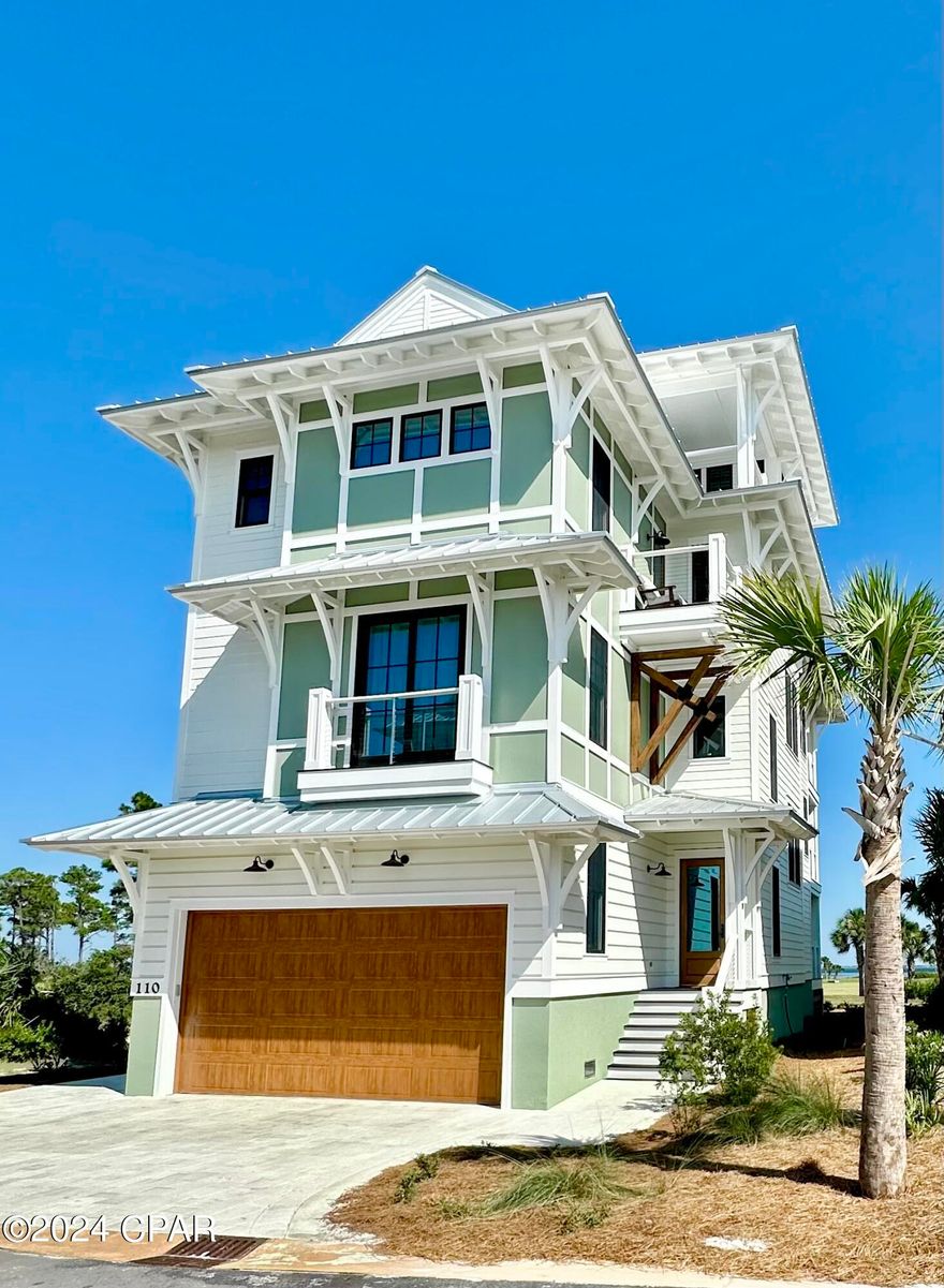 CURRENTLY UNDER CONTRACT, SELLER WILL CONSIDER BACKUP OFFERS.  LOCATION LOCATION LOCATION!!! LUXURY BAYFRONT HOME FULLY FURNISHED IN THE PRESTIGIOUS OVATION SUBDIVISION. Step into your DREAM 5br/6ba Custom home with breathtaking Bay views & peak a boo Gulf Views from the Crows Nest. Enjoy entertaining in this home with it's airy floor plan and amazing views from the open patios on each level. There's room for everyone to spread out & enjoy this paradise home. This exclusive gated community is beautifully landscaped w/ native plants & palms w/ architectural consistency & guidelines implemented for neighborhood aesthetics. Amenities are like no other in the area including a fitness room, tennis courts, infinity edge Bay front pool & gulf side pools w/ clubhouse & boardwalks to beach access. Enjoy kayaking, paddle boarding & world class fishing along with miles of paved walking & bike trails. Teeming with wildlife is nearby St Joseph State Park & public beach access. Locally owned restaurants & shops offer fresh seafood, live entertainment & gifts. Invest in an area with proven rental income! Call for your private showing & a tour of the area!