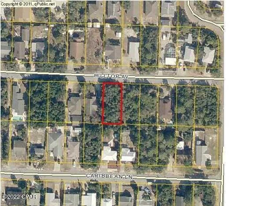 Great residential lot in a nice neighborhood, situated 4 blocks from the beach. In close proximity to 79 and Pier Park; yet away from the hustle and bustle.  Lot size is based on public record. A survey is the only way to legally determine lot size. Please verify if important.