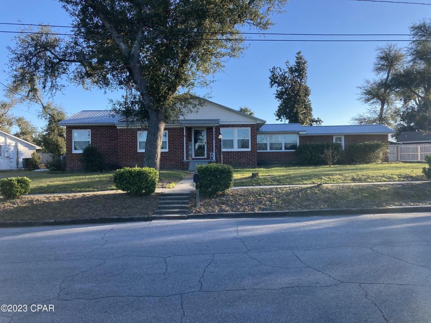 CURRENTLY UNDER CONTRACT, SELLER WILL CONSIDER BACKUP OFFERS....This 4/2 1,478 sq. ft. COVE house has been given several modern updates while keeping its classic charm! The home is currently setup as a 4/2, but could also be changed to a 3/2 with office or bonus room. Updated master bathroom, water heater, and A/C (2018), metal roof replaced and hurricane clips added (2019), kitchen remodeled (2020), all new windows and doors (2022). A 10X12 shed in the backyard along with a 5X10 area within the main structure afford plenty of space for storage.

The Cove is a golf cart friendly neighborhood with several public waterfront locations to enjoy community and breathtaking sunsets.

This home is very close to an elementary school, coffee shop, and a discount retailer. Sizes are approx.